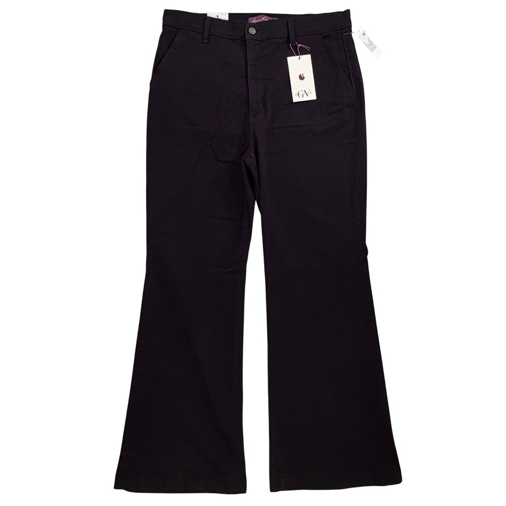 Gloria Vanderbilt Flare Trouser Black Size 18 Average NWT 30210409-169 Womens